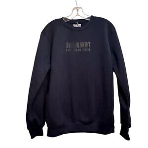 Taylor Swift The Eras Tour Merch Blue Crew Neck Sweatshirt Sweat Shirt LARGE